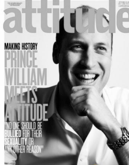 威廉王子登同性恋杂志封面：王室拥抱多元社会-51虹马