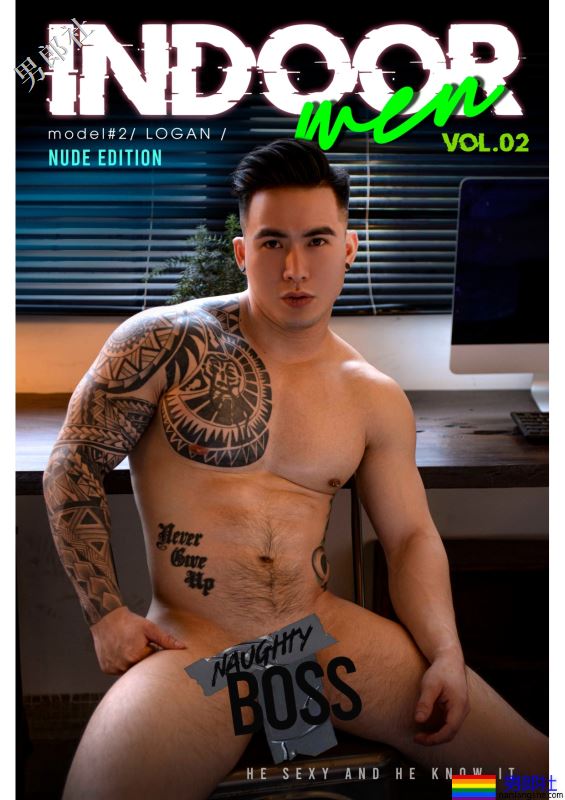 INDOOR MEN Vol.02 NAUGHTY BOSS Logan Nguyen 写真-男郎社